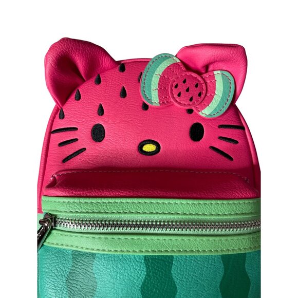 Loungefly "RARE" Hello Kitty Watermelon Mini Backpack - Picture 3 of 8